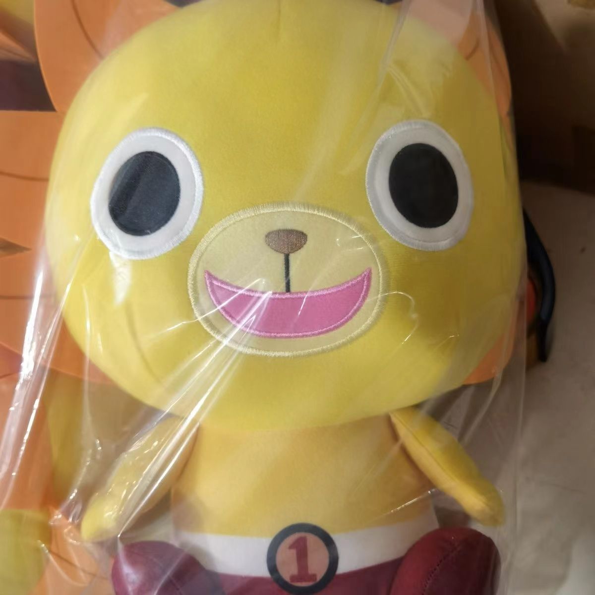 One Piece Anime Plush Toy, Luffy & Thousand Sunny Lion Head Soft Stuffed Plush Doll, Cute Cartoon Character Plushie, Collectible Figure Gift for One Piece Fans