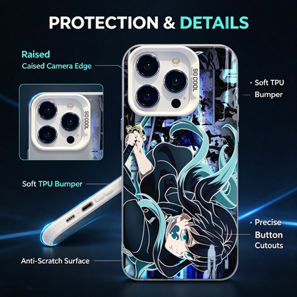 Demon Slayer Muichiro Tokito Anime iPhone Case