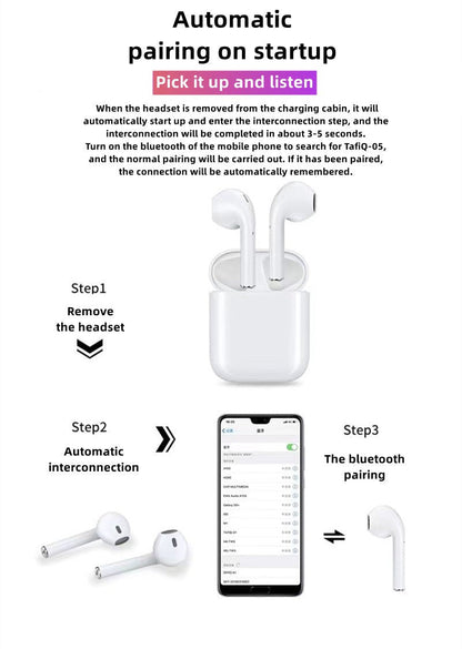 One Piece Anime TWS Wireless Earbuds, Luffy Zoro Sanji Chopper Skull Logo Printed Bluetooth Earphones, Stereo In-Ear Headphones with Portable Charging Case, Anime Fan Gift Wireless Headset