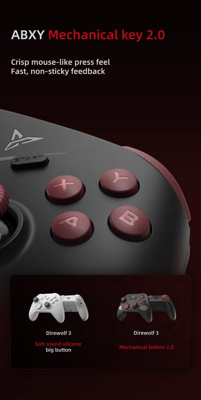 Naruto Akatsuki Cloud Wireless Game Controller, Anime Bluetooth Gamepad, No Drift Hall Joystick Gaming Controller, Custom Programmable Buttons Game Controller, Naruto Akatsuki Merch Gift for Anime & Game Fans