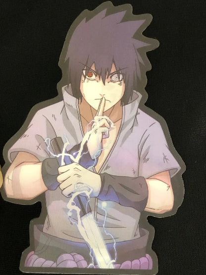 Anime 3D Lenticular Motion Flip Stickers, Demon Slayer Naruto Changing Image Decals, Waterproof Holographic Shift Stickers for Car Laptop Water Bottle Phone Case, Anime Character 3D Illusion Sticker, Fan Collectible Merch Gift
