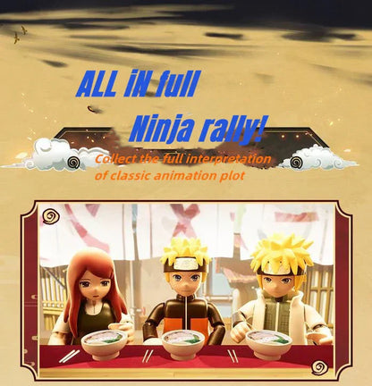 Naruto Anime Action Figures Set, Collectible Ninja Character Figurines, Movable Joints Model Toy, Desk Decor, Birthday Gift for Kids and Anime Fans