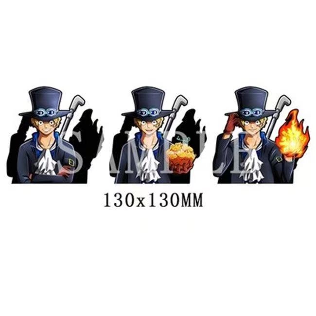 One Piece 3D Motion Stickers, Lenticular Anime Character Decals, Luffy Zoro Nami Changing Image Sticker, Waterproof Peekers Sticker for Car Laptop Water Bottle, One Piece Fans Collectible Decor