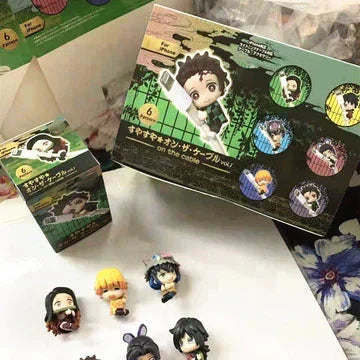 Demon Slayer Anime Cable Bite Protector, Cute Kimetsu no Yaiba Cable Saver, Cartoon Character Charger Cord Protector, Anti-break Cable Sleeve, Demon Slayer Collectible Cable Accessories, Gift for Anime Fans