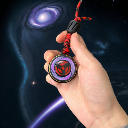 Naruto Akatsuki Magnetic EDC Fidget Slider, Anime Crow Pattern Push Card Fidget Toy, Pocket Stress Relief Clicker Toy, Collectible Gift for Naruto Fans