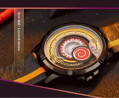 Boruto Naruto Next Generations Anime Wrist Watch, Uzumaki Boruto Sasuke Sarada Sharingan Analog Quartz Watch, Silicone Strap Anime Cosplay Watch, Collectible Gift for Naruto Anime Fans