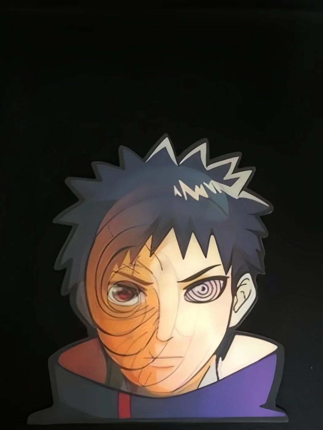 Anime 3D Lenticular Motion Flip Stickers, Demon Slayer Naruto Changing Image Decals, Waterproof Holographic Shift Stickers for Car Laptop Water Bottle Phone Case, Anime Character 3D Illusion Sticker, Fan Collectible Merch Gift