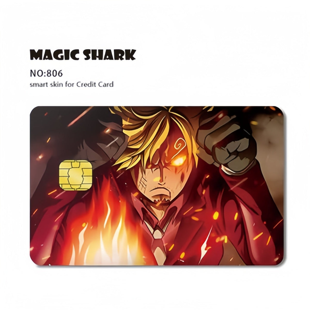 One Piece Anime Credit Card Skin Stickers, Luffy Zoro Nami Wanted Poster Card Decal, Removable Bank Card Cover Sticker, Anime Card Skin, Gift for One Piece Fans