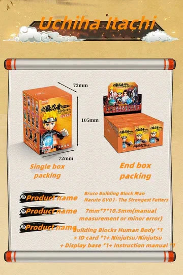 Naruto Anime Action Figures Set, Collectible Ninja Character Figurines, Movable Joints Model Toy, Desk Decor, Birthday Gift for Kids and Anime Fans