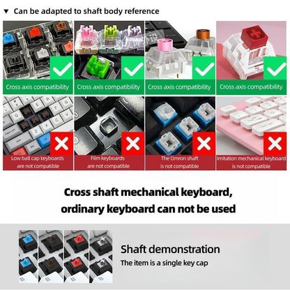 Demon Slayer Anime Keycap Set, 3D Handmade Resin Artisan Keycaps, Tanjiro Nezuko Zenitsu Inosuke Custom ESC Key Cap, Cherry MX Switch Decorative Keycap for Mechanical Keyboard