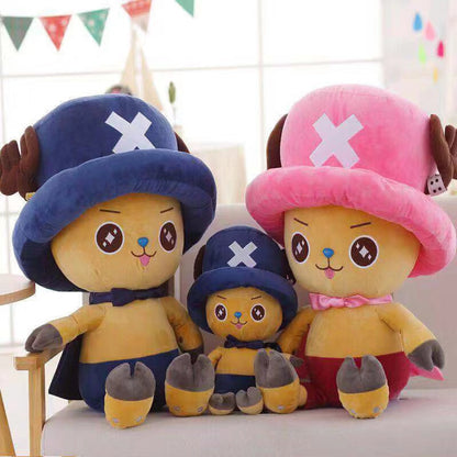 One Piece Assorted Anime Plush Dolls, Luffy Ace Law Chopper Stuffed Figure, Thousand Sunny Going Merry Pirate Ship Plush Toy, Cute One Piece Character Soft Plushies, Anime Collectible Gifts for Kids & Fans