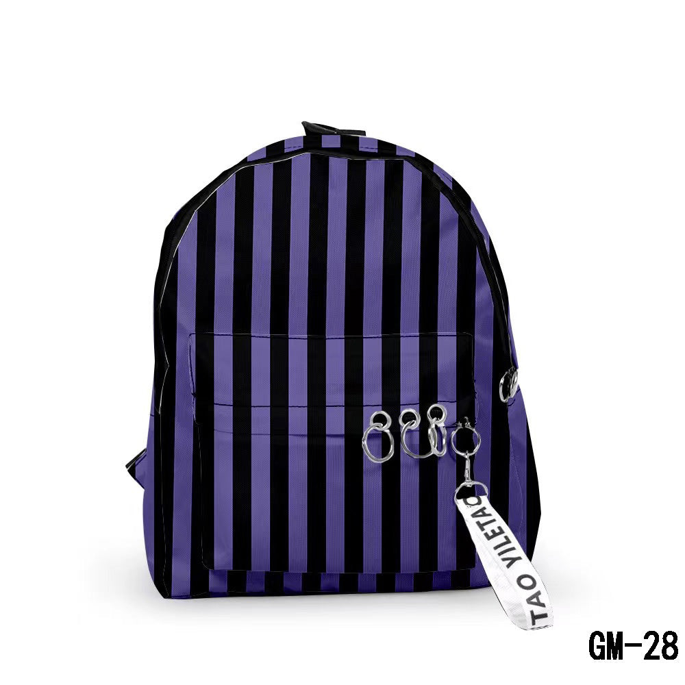 Demon Slayer Anime Backpack, Multi Styles Tanjiro Nezuko Zenitsu Rengoku Printed School Backpack, Lightweight Casual Daypack, Demon Slayer Merch Bookbag Gift for Teens Anime Fans