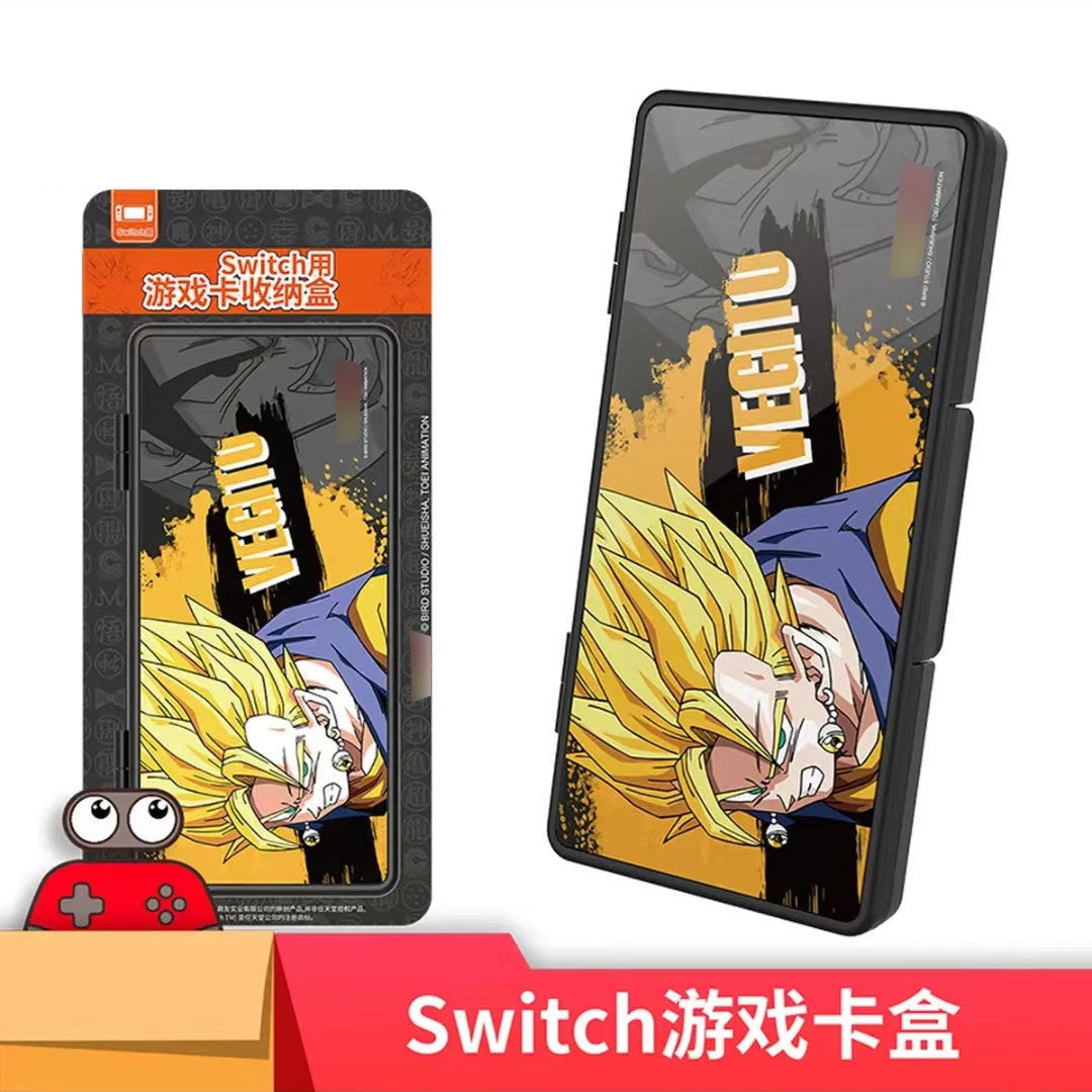 Dragon Ball Z Switch Accessories Bundle, Anime Goku Vegeta Switch Wireless Controller, EVA Carrying Case & Protective Cover, Dragon Ball Anime Gaming Accessories Kit for Nintendo Switch, DBZ Fan Gaming Gift