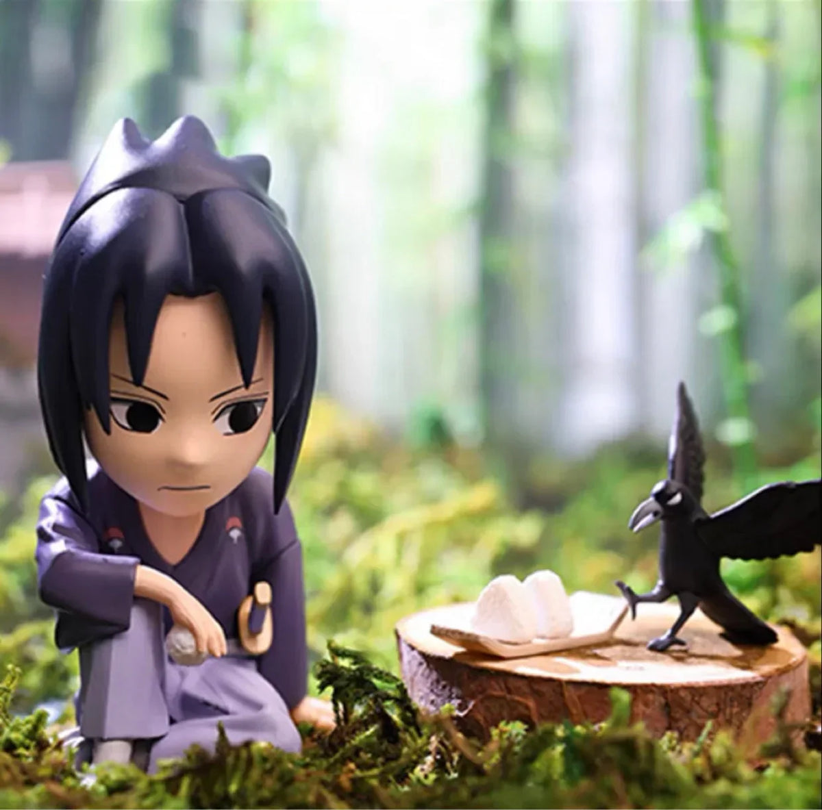 Naruto Anime Q Version Blind Box Figure, Uzumaki Naruto Sasuke Hinata Sakura Kakashi Jiraiya Collectible Figurine, Cute Chibi Character Statue, Desktop Decoration Gift for Naruto Fans