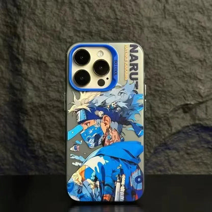 Naruto Anime Phone Case, Colorful Sakura Naruto Character Print Shockproof Protective Phone Cover, Cute Anime Cartoon Case for iPhone, Slim Anti-Scratch Bumper Case Anime Fans Gift