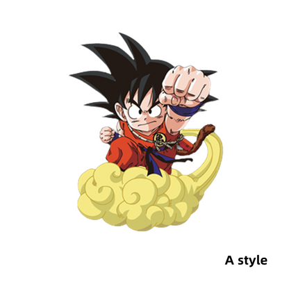 Dragon Ball Goku LED Wall Light, Kid Goku Flying Nimbus Cloud Anime Wall Lamp, DBZ Character Backlit Wall Decor Night Light, Creative Anime Room Wall Art for Dragon Ball Fans Bedroom Decor