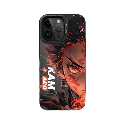 Demon Slayer Tanjiro Phone Case, HD Printed Shockproof Soft Bumper Protective Anime Phone Cover, Cool Kamado Tanjiro Anime Case for iPhone, Anime Fan Gift