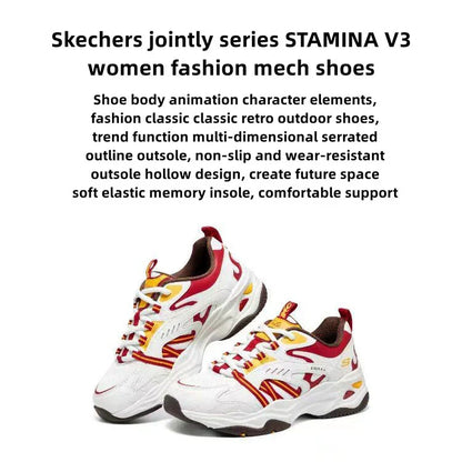 Demon Slayer Rengoku Kyojuro Themed Chunky Sneakers, Anime Flame Pattern Dad Shoes, Women’s Thick Sole Platform Walking Shoes, Non Slip Casual Sports Trainer, Cosplay Daily Wear Sneaker for Anime Fans