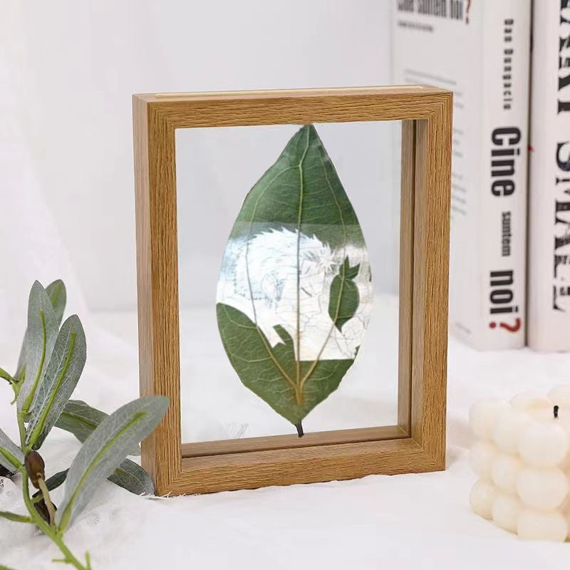 One Piece Luffy Hand Carved Natural Leaf Art with Frame