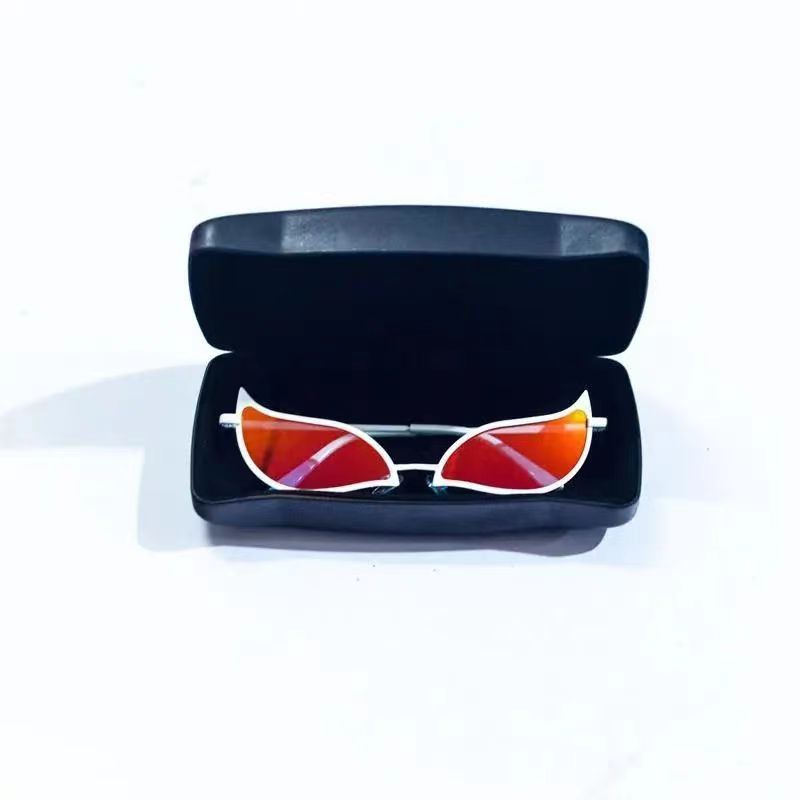 One Piece Anime Cosplay Sunglasses, Doflamingo Kizaru Cos Glasses, Cat Eye Color Lens Costume Eyewear, Halloween Party Cosplay Prop, Anime Fan Collection Gift