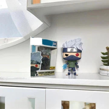 Naruto Anime Pop Figure, Q Version Vinyl Figurine, Kakashi Itachi Sasuke Collectible Statue with Gift Box, Desktop Ornament Anime Fan Birthday Gift
