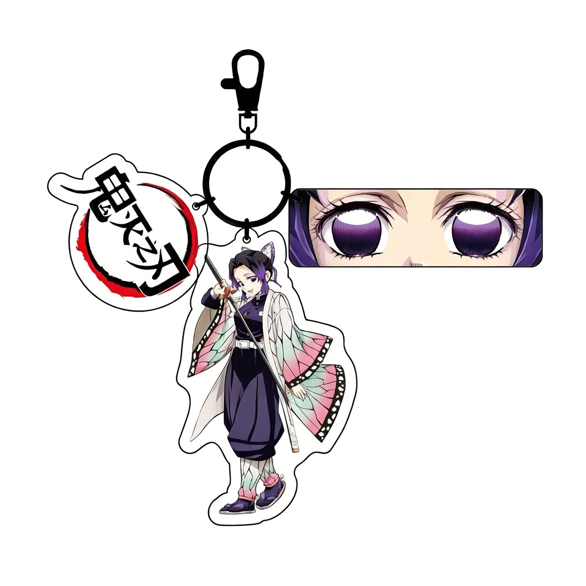 Demon Slayer 3-in-1 Acrylic Anime Character Keychain