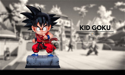 Dragon Ball Kid Goku Figure, Childhood Little Goku Action Statue, Anime Character Collectible Figurine with Base, Desktop Decoration Model Toy, Gift for Dragon Ball Z Anime Fans
