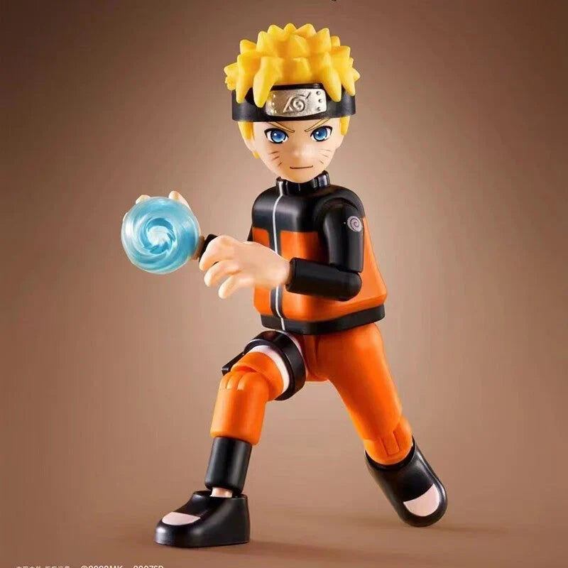 Naruto Anime Action Figures Set, Collectible Ninja Character Figurines, Movable Joints Model Toy, Desk Decor, Birthday Gift for Kids and Anime Fans