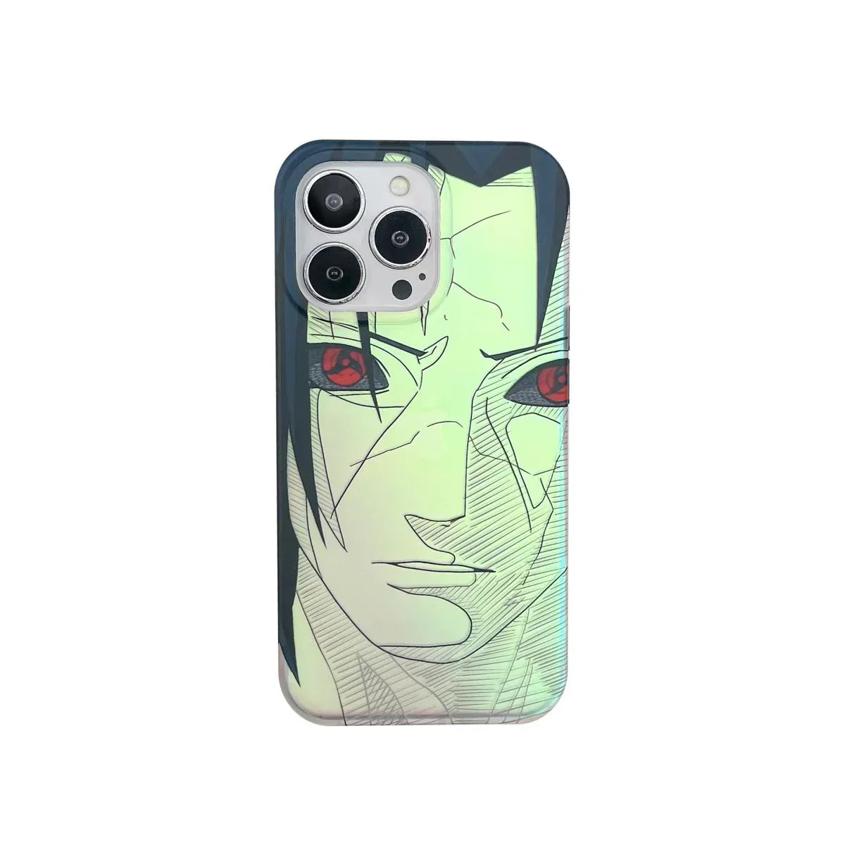 Naruto Anime Phone Case, Pain Nagato & Orochimaru Holographic Laser Print Protective Phone Cover, Shockproof Slim Soft TPU Case, Anime Character Phone Shell for iPhone, Anime Fan Gift
