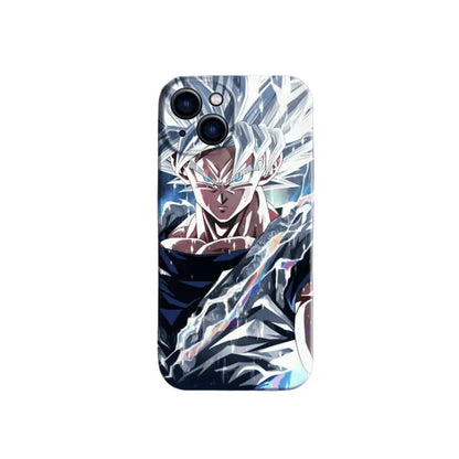 Dragon Ball Z Anime Phone Case for iPhone, Ultra Instinct Goku Vegeta Broly Character Print Protective Cover, DBZ Cool Manga Shockproof Film Phone Shell for iPhone Series Anime Fans
