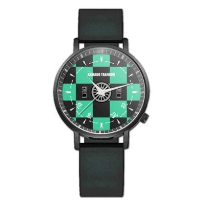 Demon Slayer Anime Quartz Wrist Watch for Men Women, Multiple Character Dial Design Silicone Strap Watch, Tanjiro Nezuko Zenitsu Kyojuro Themed Analog Watch, Anime Cosplay Accessory Collectible Gift for Demon Slayer Fans