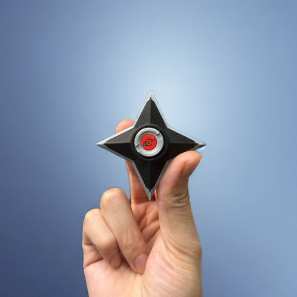 Naruto Akatsuki Magnetic EDC Fidget Slider, Anime Crow Pattern Push Card Fidget Toy, Pocket Stress Relief Clicker Toy, Collectible Gift for Naruto Fans