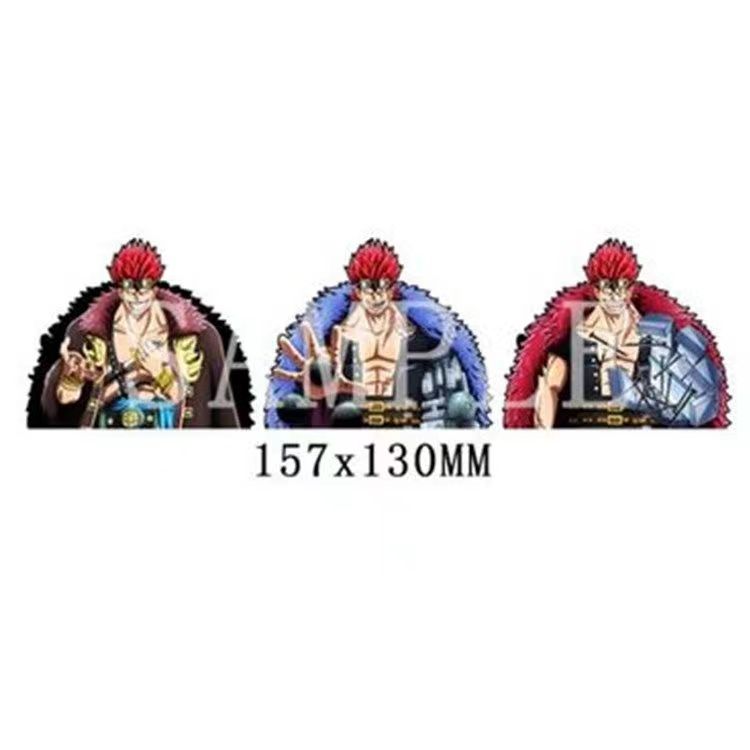 One Piece 3D Motion Stickers, Lenticular Anime Character Decals, Luffy Zoro Nami Changing Image Sticker, Waterproof Peekers Sticker for Car Laptop Water Bottle, One Piece Fans Collectible Decor