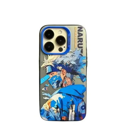 Naruto Anime Phone Case, Colorful Sakura Naruto Character Print Shockproof Protective Phone Cover, Cute Anime Cartoon Case for iPhone, Slim Anti-Scratch Bumper Case Anime Fans Gift