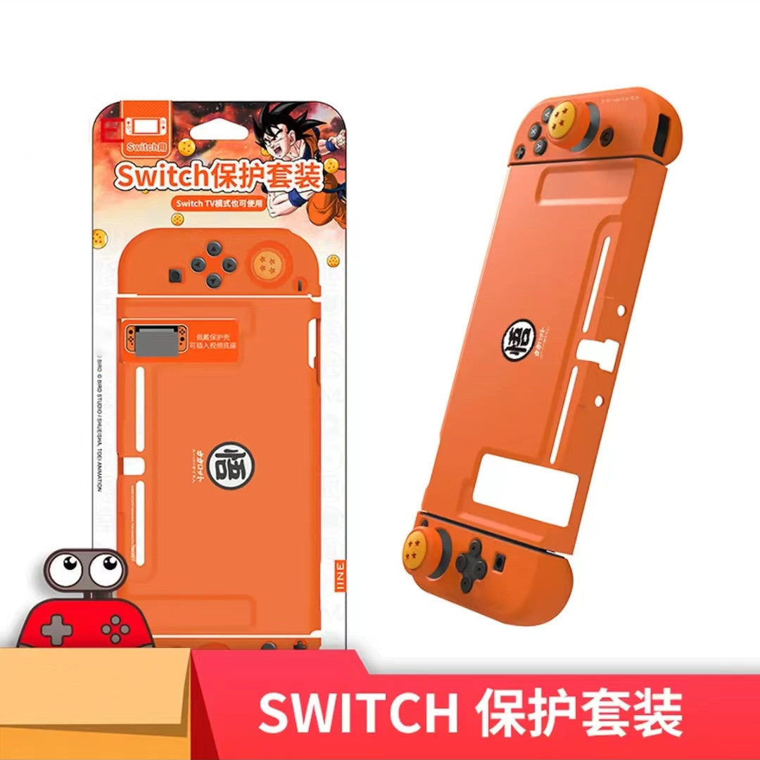 Dragon Ball Z Switch Accessories Bundle, Anime Goku Vegeta Switch Wireless Controller, EVA Carrying Case & Protective Cover, Dragon Ball Anime Gaming Accessories Kit for Nintendo Switch, DBZ Fan Gaming Gift