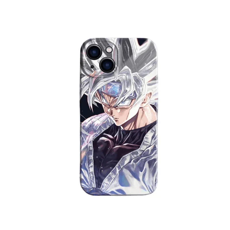 Dragon Ball Z Anime Phone Case for iPhone, Ultra Instinct Goku Vegeta Broly Character Print Protective Cover, DBZ Cool Manga Shockproof Film Phone Shell for iPhone Series Anime Fans