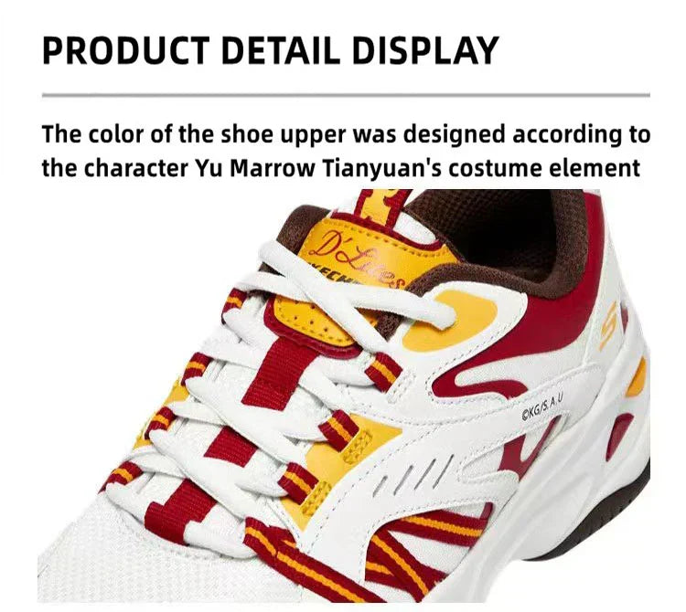 Demon Slayer Rengoku Kyojuro Themed Chunky Sneakers, Anime Flame Pattern Dad Shoes, Women’s Thick Sole Platform Walking Shoes, Non Slip Casual Sports Trainer, Cosplay Daily Wear Sneaker for Anime Fans