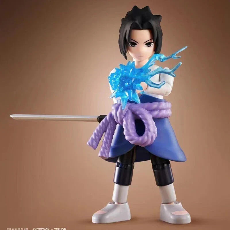 Naruto Anime Action Figures Set, Collectible Ninja Character Figurines, Movable Joints Model Toy, Desk Decor, Birthday Gift for Kids and Anime Fans