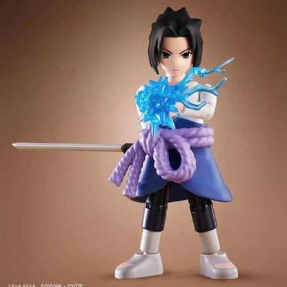 Naruto Anime Action Figures Set, Collectible Ninja Character Figurines, Movable Joints Model Toy, Desk Decor, Birthday Gift for Kids and Anime Fans