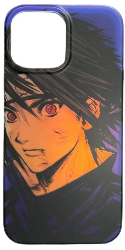 Naruto Anime Phone Case, Uchiha Itachi Uchiha Sasuke Print Protective Phone Cover, Shockproof Slim Soft TPU Case, Anime Character Phone Shell for iPhone, Anime Fan Gift