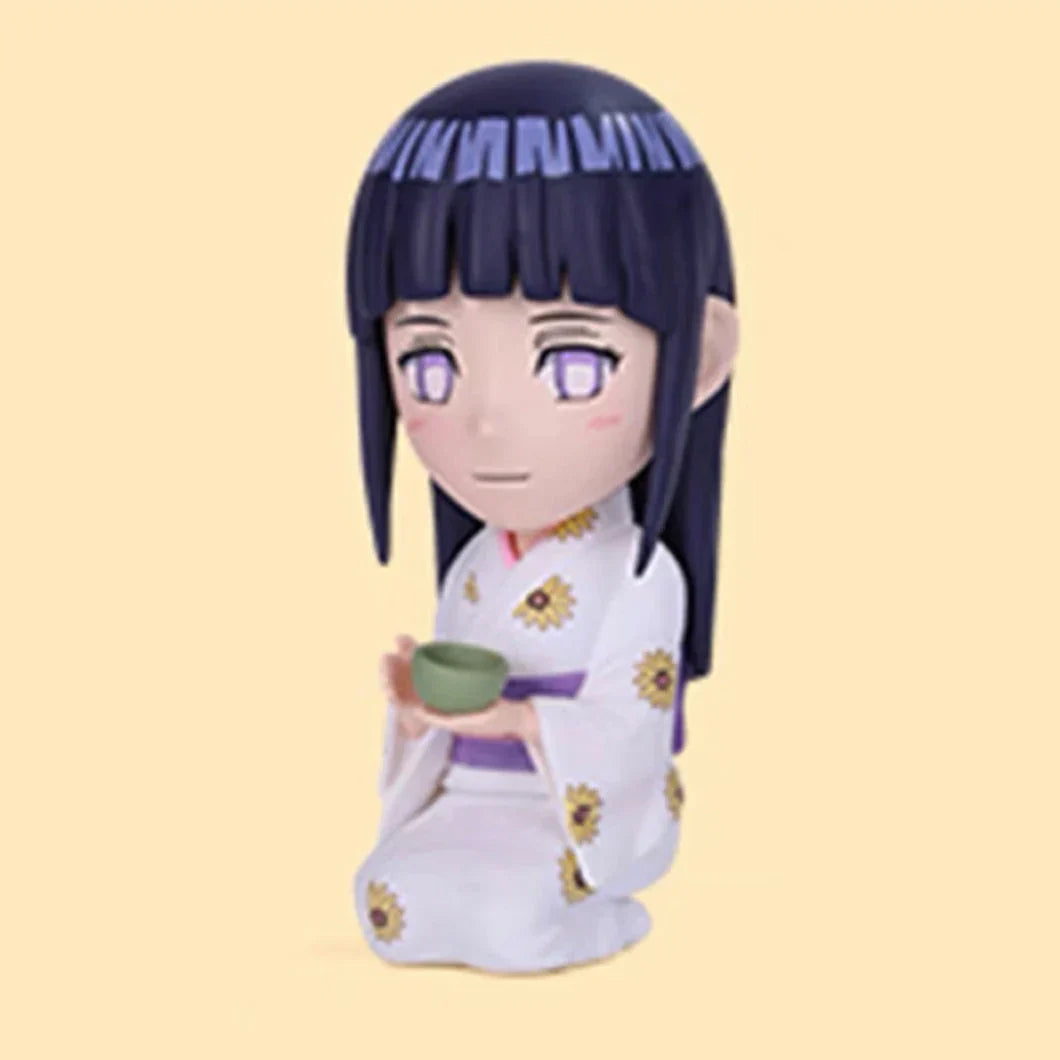 Naruto Anime Q Version Blind Box Figure, Uzumaki Naruto Sasuke Hinata Sakura Kakashi Jiraiya Collectible Figurine, Cute Chibi Character Statue, Desktop Decoration Gift for Naruto Fans