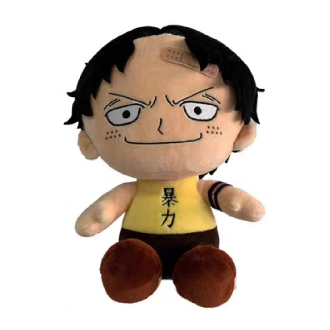 One Piece Assorted Anime Plush Dolls, Luffy Ace Law Chopper Stuffed Figure, Thousand Sunny Going Merry Pirate Ship Plush Toy, Cute One Piece Character Soft Plushies, Anime Collectible Gifts for Kids & Fans