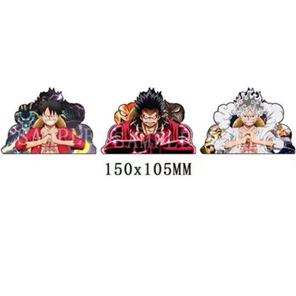 One Piece 3D Motion Stickers, Lenticular Anime Character Decals, Luffy Zoro Nami Changing Image Sticker, Waterproof Peekers Sticker for Car Laptop Water Bottle, One Piece Fans Collectible Decor