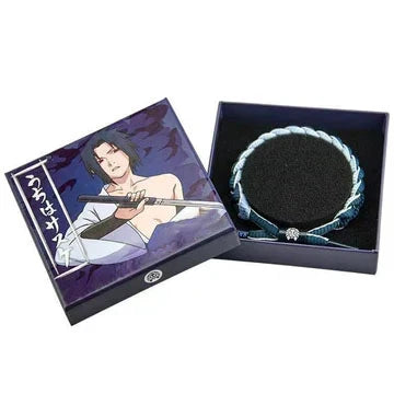 Naruto Anime Braided Bracelet, Handmade Woven Character Themed Rope Wristband, Cosplay Costume Accessory, Collectible Anime Jewelry Gift for Naruto Fans