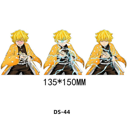 Demon Slayer 3D Lenticular Motion Stickers, Anime Changing Flip Stickers, Nezuko Tanjiro Zenitsu Giyuu Mitsuri Shinobu Waterproof Decals, Holographic Shift Stickers for Laptop Water Bottle Car, Anime Fan Collectible Sticker