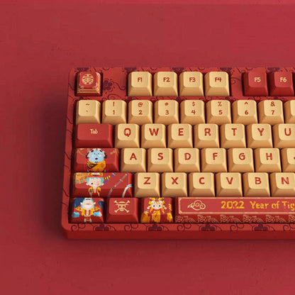 One Piece Anime Custom Keycaps Set, PBT Dye-Subbed 108 Keys Full Size Keycap Kit, Luffy Straw Hat Crew Anime Themed Keyboard Key Caps, Universal for Mechanical Keyboard, Anime Merch Gift for One Piece Fans