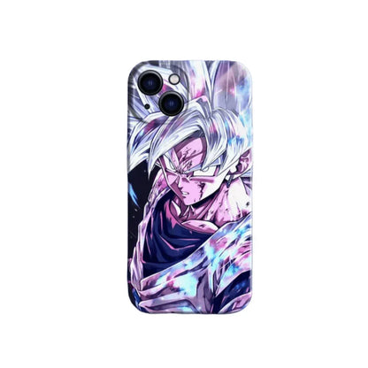 Dragon Ball Z Anime Phone Case for iPhone, Ultra Instinct Goku Vegeta Broly Character Print Protective Cover, DBZ Cool Manga Shockproof Film Phone Shell for iPhone Series Anime Fans