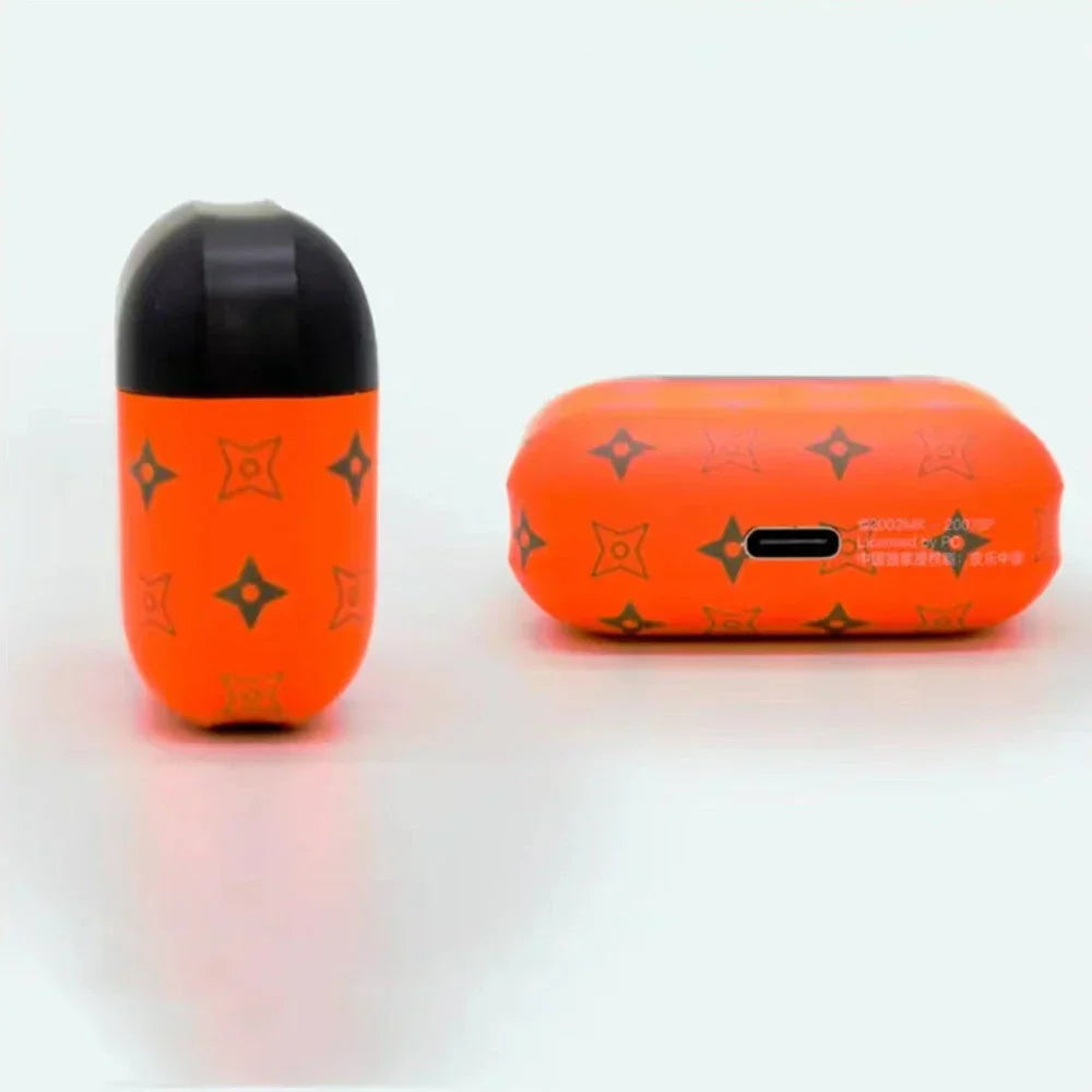 Naruto Uzumaki TWS Wireless Bluetooth Earbuds, Touch Control Stereo Earphones with Cute Naruto Character Silicone Protective Cover, Portable Charging Case, Anime Noise Reduction Headset, Naruto Fan Birthday Christmas Gift