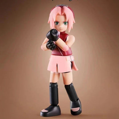Naruto Anime Action Figures Set, Collectible Ninja Character Figurines, Movable Joints Model Toy, Desk Decor, Birthday Gift for Kids and Anime Fans