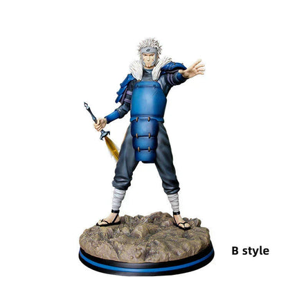 Naruto Hokage Series GK Figurine, All Generations Hokage Anime Statue, Hashirama Tobirama Minato Tsunade Naruto Kakashi Collectible Figure, High Detailed Resin Model, Desktop Display Ornament Gift for Naruto Fans